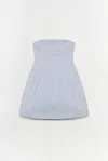 Simkhai Arta Strapless Mini Dress In Periwinkle Sky