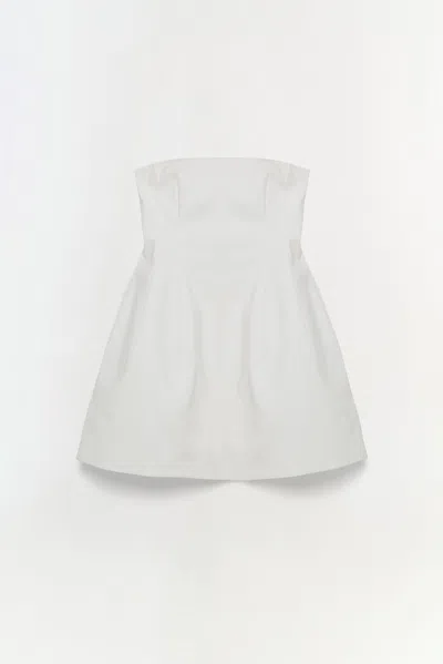 Simkhai Women's Arta Strapless Mini Dress In White