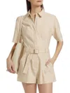 Simkhai Women's Aspen Linen-blend Romper In Sand