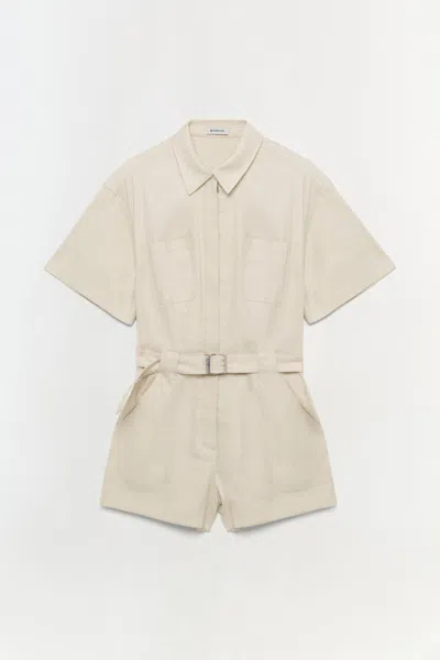 Simkhai Women's Aspen Romper In Sand