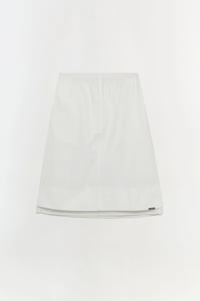 Simkhai Women's Aubria Cotton Midi Skirt In White