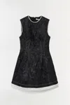 Simkhai Women's Audrina Jacquard Mini Dress In Black In Black