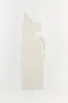 Simkhai Aurelia One-shoulder Cut-out Midi Dress