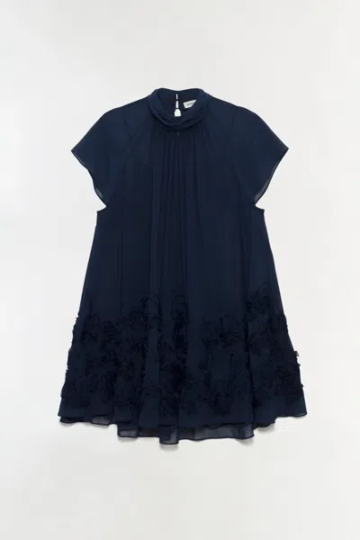 Simkhai Women's Aviel Mini Dress In Midnight In Blue