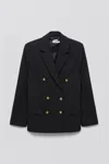 Simkhai Women's Becky Double-breasted Blazer In Black