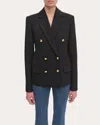 Simkhai Women's Becky Double-breasted Blazer In Black