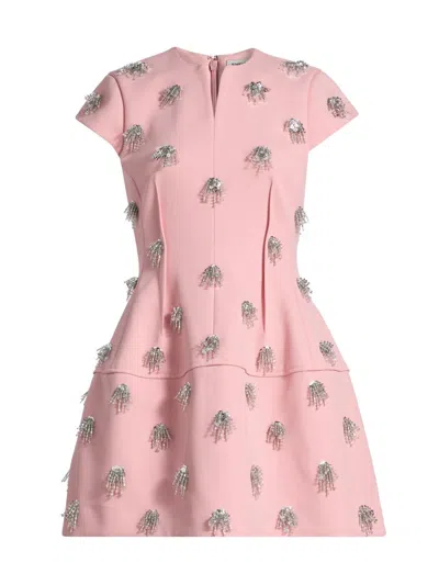 Simkhai Women's Bethanie Bead-embellished Minidress In Pink
