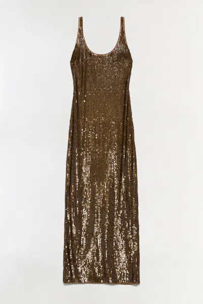 Simkhai Women's Bex Embellished Maxi Dress In Ochre