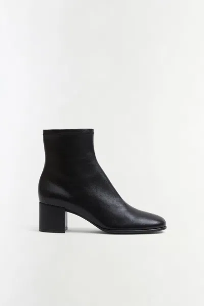 Simkhai Women's Bianca Stretch Leather Ankle Boot In Black In Blue
