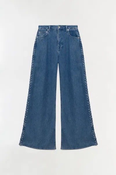 Simkhai Women's Booker Straight Leg Jean In Bondi In Blue