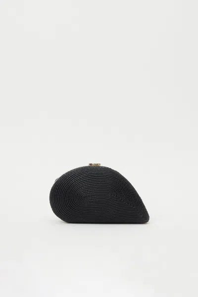Simkhai Women's Bridget Corded Shell Clutch In Black