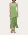 Simkhai Brookes Sleeveless Maxi Dress In Green
