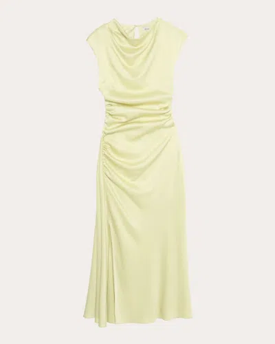 Simkhai Women's Burke Draped Satin Midi Dress In Multi