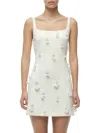 Simkhai Cailinn Linen-cotton Mini Dress In White