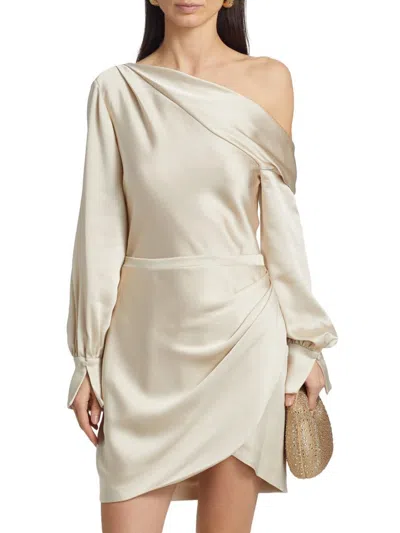 Simkhai Women's Cameron Asymmetrical A-line Minidress In Multi