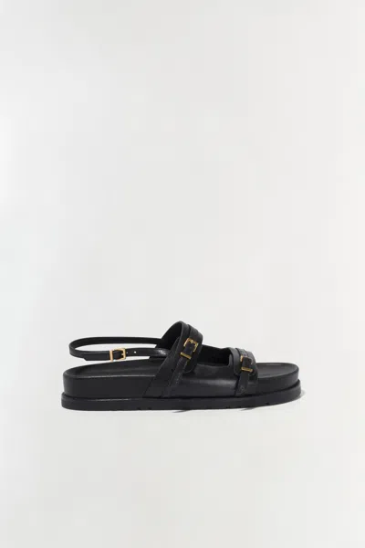 Simkhai Women's Carey Leather Sport Sandal In Black