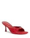 Simkhai Carey Suede Sandals In Red
