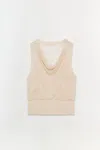 Simkhai Women's Carmina Knit Tank Top In Sand In Neutral