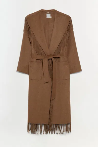 SIMKHAI WOMEN'S CARRIE COAT IN CAMEL