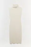 Simkhai Women's Cashmere Turtleneck Dress In Ivory In White