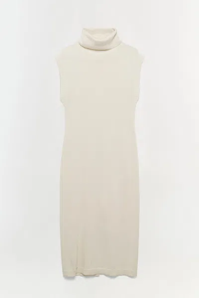 Simkhai Women's Cashmere Turtleneck Dress In Ivory In White
