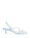 Simkhai Cedonia  Logo Stud Strappy Kitten Heel Sandal In Periwinkle