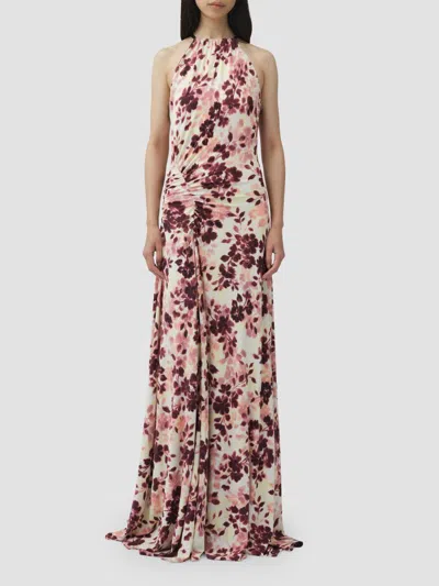 Simkhai Cerin Halter Maxi Dress In Pink