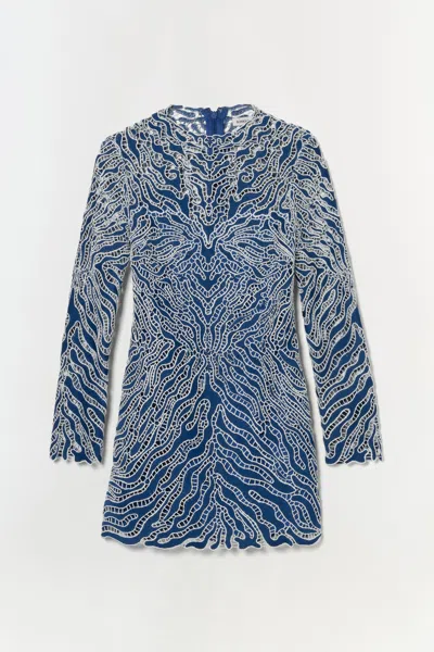 Simkhai Women's Charis Dress In Marine Multi