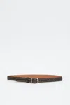 Simkhai Women's Charlie Belt In Distressed Chocolate
