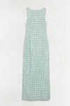 Simkhai Sequined Maxi Dress In Blue