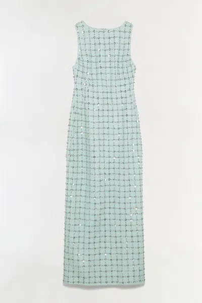 Simkhai Women's Claudia Embellished Midi Dress In Sky Multi In Blue