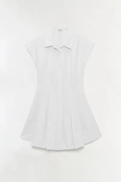 Simkhai Women's Clemmie Cotton Mini Dress In White