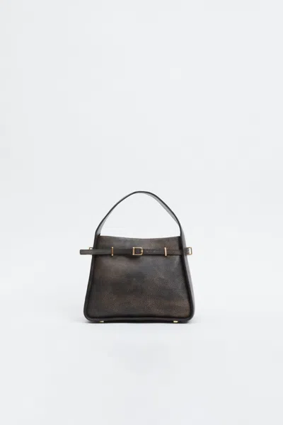 Simkhai Women's Cleo Leather Bucket Bag In Distressed Chocolate
