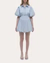 Simkhai Women's Cleo Cotton Mini Dress In Periwinkle Sky In Blue