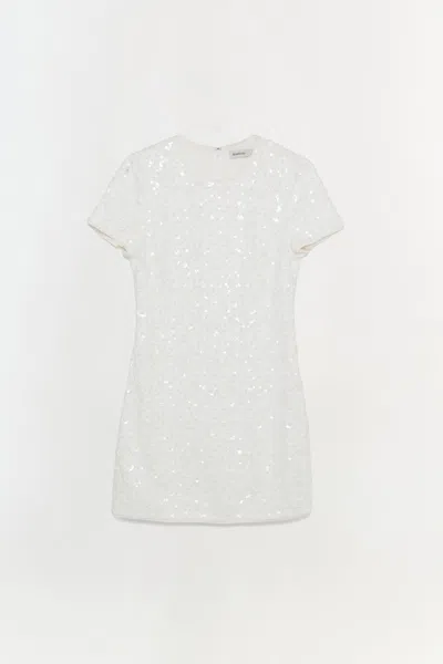 Simkhai Women's Clove Embellished Mini Dress In Ivory