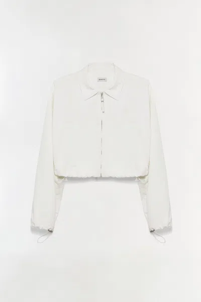 Simkhai Women's Colsen Cropped Jacket In White