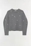 Simkhai Coraline Beaded Sweater In Gray