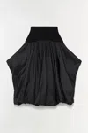 Simkhai Women's Corinn Taffeta Knit Midi Skirt In Black In Black