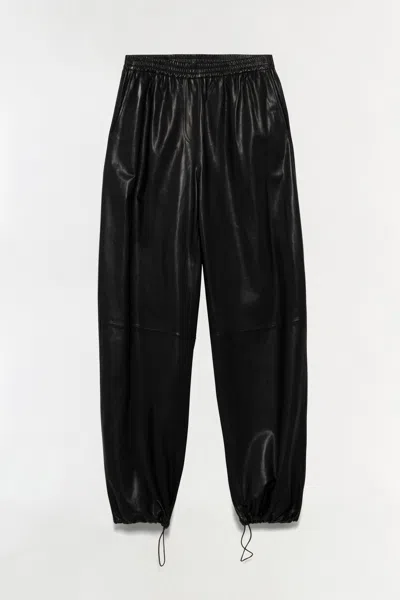 Simkhai Women's Corrine Leather Pant In Black