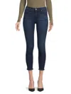 SIMKHAI WOMEN'S COSTA MID RISE CROPPED JEANS