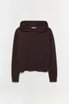 Simkhai Women's Cotton Cashmere Hoodie In Chocolate