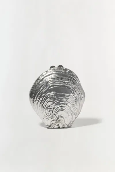 Simkhai Women's Cove Shell Clutch In Silver