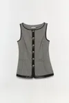 Simkhai Cressida Button Top