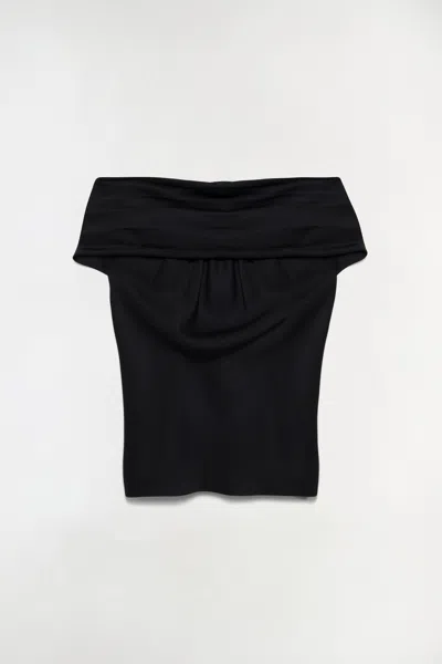 Simkhai Women's Dalton Knit Top In Black