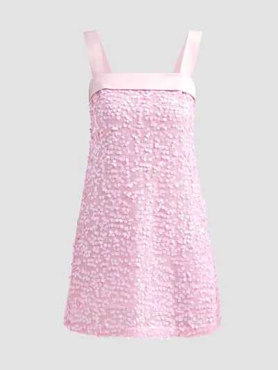 Simkhai Davina Embellished Mini Dress In Purple