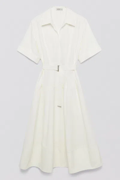 Simkhai Women's Deanna Belted Dress In White