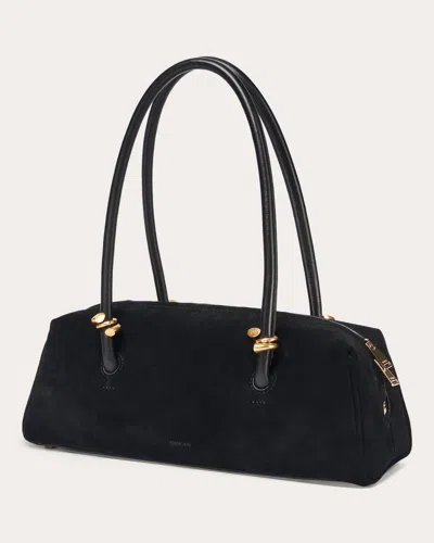 Simkhai Women's Devon Suede Shoulder Bag In Black