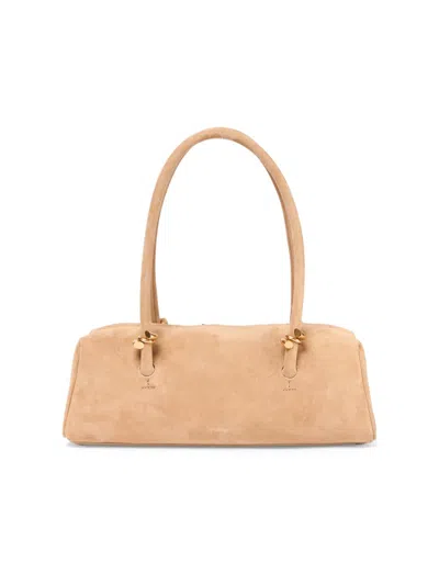 Simkhai Devon Suede Shoulder Bag In Blue