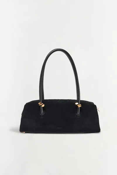 Simkhai Women's Devon Suede Shoulder Bag In Black