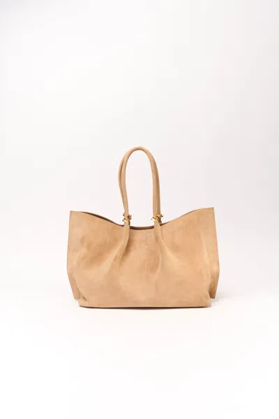 Simkhai Women's Devon Suede Tote In Light Camel In Neutral